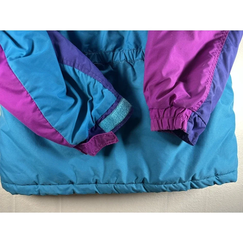 Vintage Columbia Coat Girls 14/16‎ Purple Williwaw Retro Color Block Ski Jacket